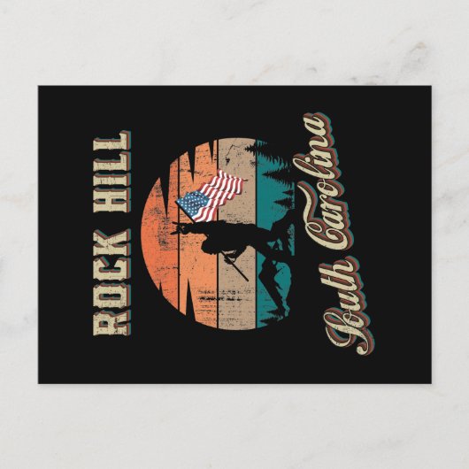 Carte Postale Rock Hill Caroline du Sud (Devant)