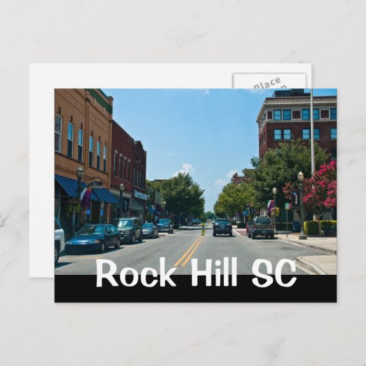 Carte Postale Rock Hill SC (Devant / Derrière)