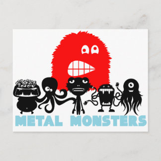 Carte postale Rock=Life 'Metal Monsters'