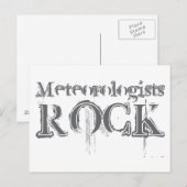 Carte Postale Rock météorologue (Devant / Derrière)