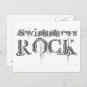 Carte Postale Rock nageur (Devant / Derrière)