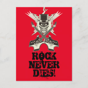 Carte Postale Rock Ne Meure Jamais !
