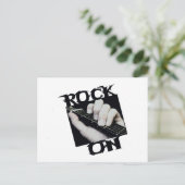 Carte Postale Rock On Guitare Player (Debout devant)