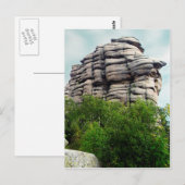 carte postale rock patiné (Devant / Derrière)