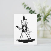 Carte Postale Rock punk (Debout devant)