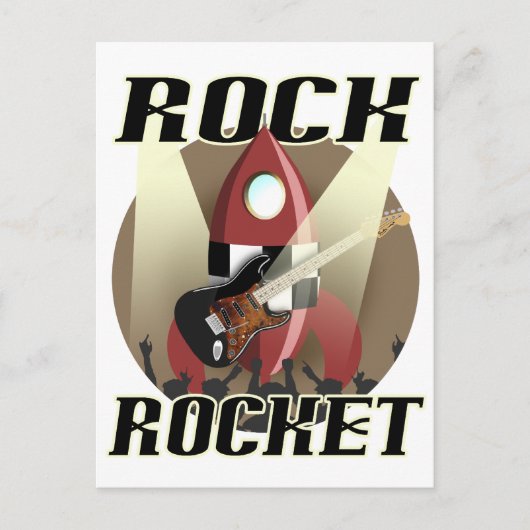 Carte Postale Rock Rocket (Devant)