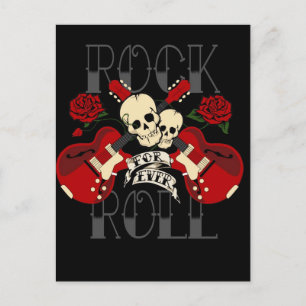 Carte Postale Rock & Roll Forever ! -Carte postale