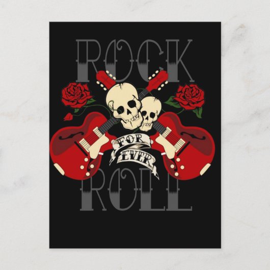 Carte Postale Rock & Roll Forever ! -Carte postale (Devant)