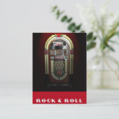Carte postale Rock & Roll Jukebox (Debout devant)