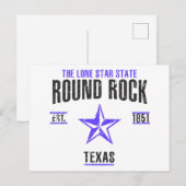 Carte Postale Rock rond (Devant / Derrière)