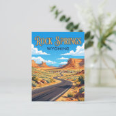 Carte Postale Rock Springs États-Unis (Debout devant)