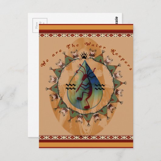 Carte Postale Rock Standing (Devant / Derrière)