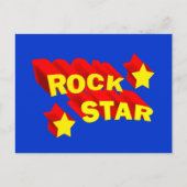 Carte Postale Rock Star (Devant)