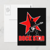 Carte Postale Rock Star (Devant / Derrière)