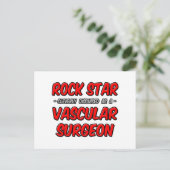 Carte Postale Rock Star ... Chirurgien vasculaire (Debout devant)