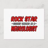 Carte Postale Rock Star...Neurologue (Devant)