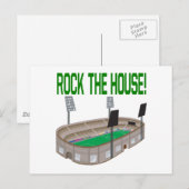 Carte Postale Rock The House (Devant / Derrière)