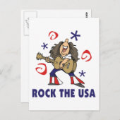 Carte Postale Rock the USA (Devant / Derrière)