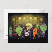 Carte Postale Rock Vegan Band (Devant / Derrière)