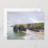 carte postale rock vierge (Devant / Derrière)