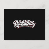 Carte Postale Rockabilly Wild Rock N Roll - Typo - neg (Devant)