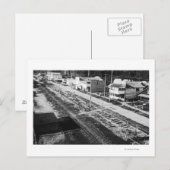 Carte Postale Rockaway, Oregon Beach et Main Street (Devant / Derrière)