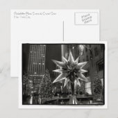 Carte postale Rockefeller Plaza Crystal Star (Devant / Derrière)