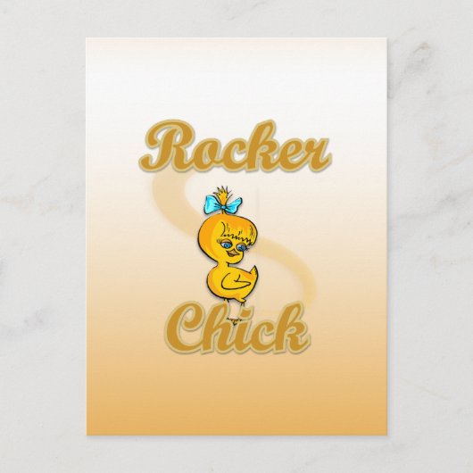 Carte Postale Rocker chick (Devant)
