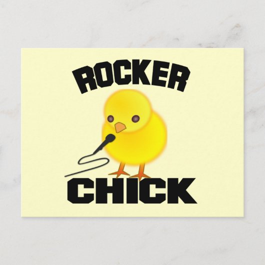 Carte Postale Rocker chick (Devant)