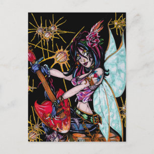 Carte Postale Rocker Chick Katie PostCard