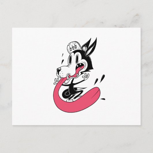 Carte Postale Rocker dog (Devant)