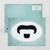 Carte Postale Rocker Mustache (Devant / Derrière)