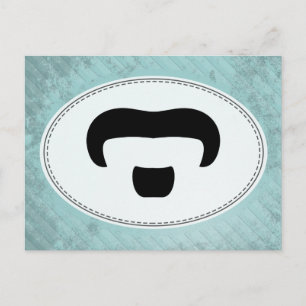 Carte Postale Rocker Mustache