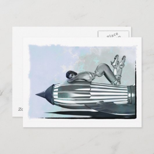 Carte postale Rocket Baby (Devant / Derrière)