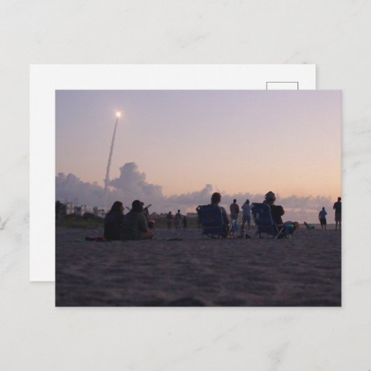 Carte Postale Rocket Launch, Cape Canaveral, Floride (Devant / Derrière)