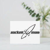 Carte Postale Rocket Man (Debout devant)