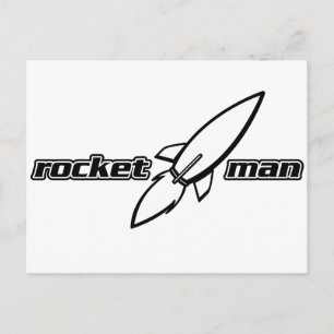 Carte Postale Rocket Man