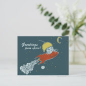 carte postale - rocketship (Debout devant)