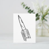Carte Postale Rocketship (Debout devant)