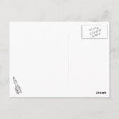 Carte Postale Rocketship (Dos)