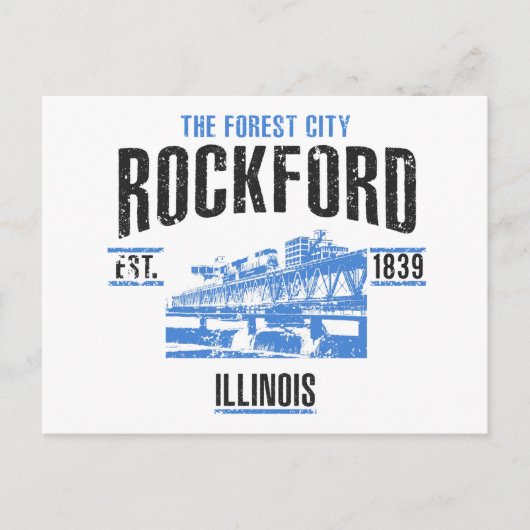 Carte Postale Rockford (Devant)