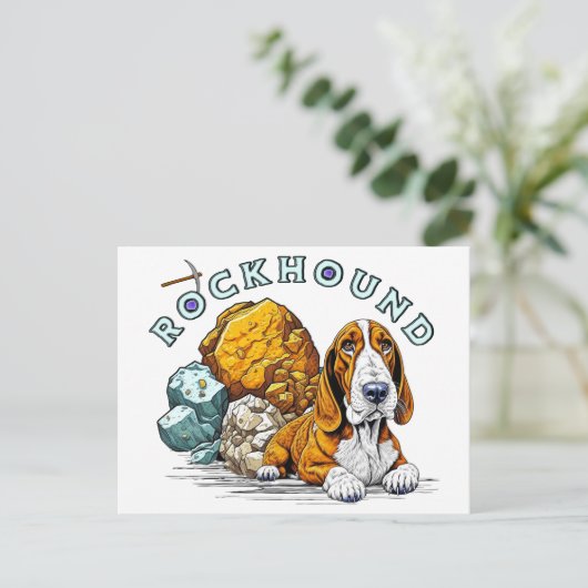 Carte Postale Rockhound Pun (Debout devant)