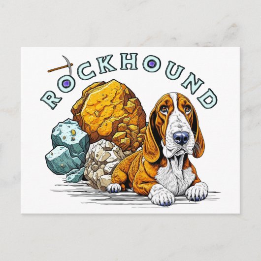 Carte Postale Rockhound Pun (Devant)