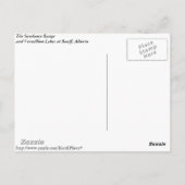 Carte postale Rockies (Dos)