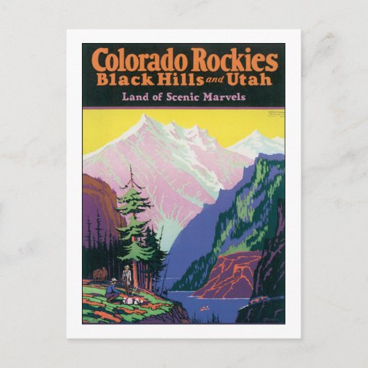 Carte Postale Rockies du Colorado (Devant)