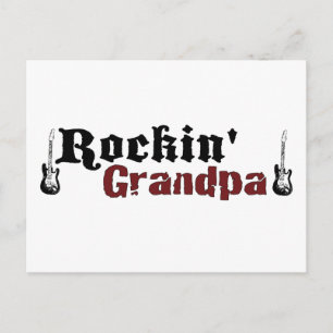 Carte Postale Rockin Grandpa