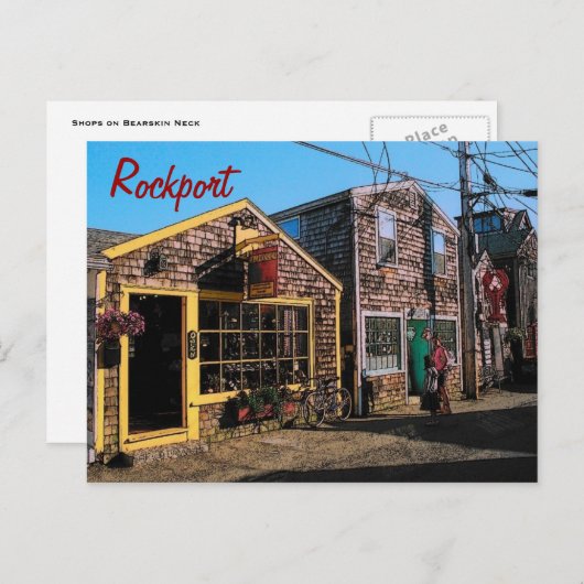 Carte postale Rockport (Devant / Derrière)