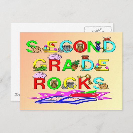 Carte Postale Rocks de 2e année (Devant / Derrière)