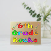 Carte Postale Rocks de 6e année (Debout devant)