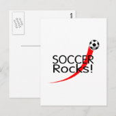 Carte Postale Rocks de football (Devant / Derrière)